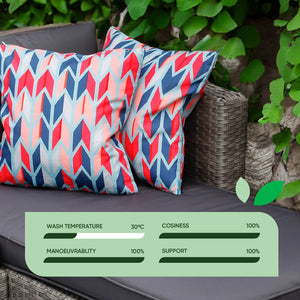 Pair of Outdoor Scatter Cushions – Arrow Design