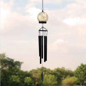 Solar Wind Chime – Crackle Ball LED Hanging Light