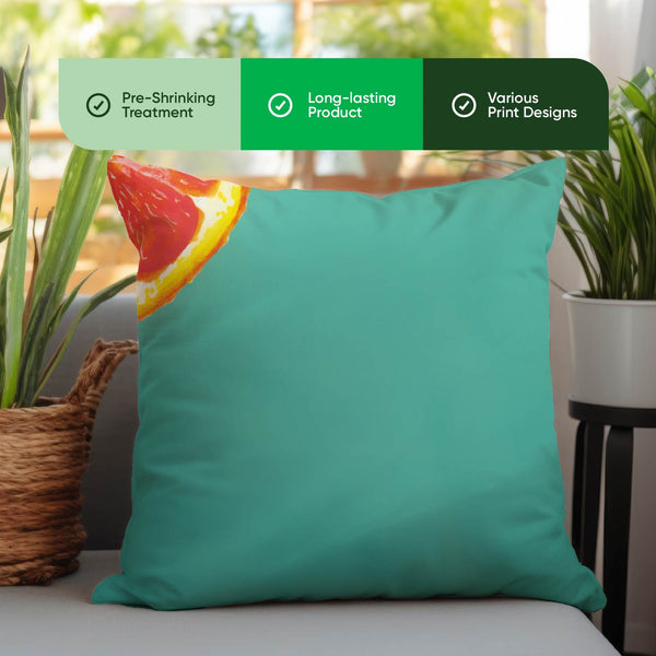 Pair of Outdoor Scatter Cushions – Grapefruit Design