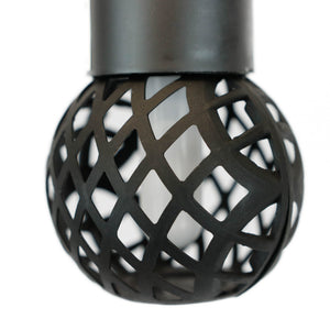 Pack of 6 Solar Hanging Lanterns – Dancing Flame LED Lights