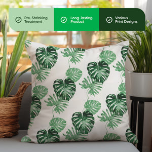 Pair of Outdoor Scatter Cushions – Bali Leaf Design