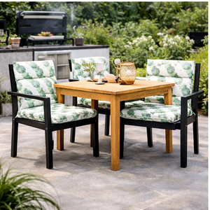Pair of Outdoor Seat Cushion – Bali Full Length Chair Pad