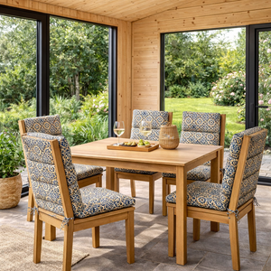 Pair of Outdoor Seat Cushion – Casablanca Full Length Chair