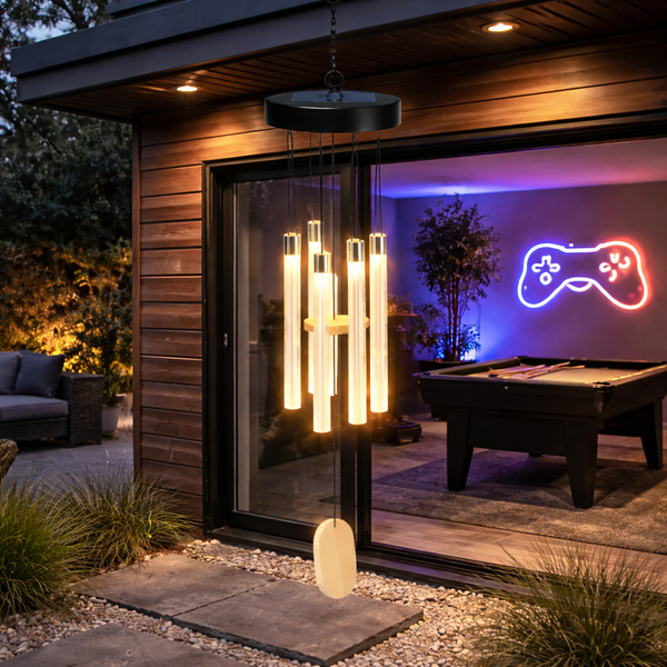 Solar Wind Chime – Colour Changing LED Hanging Light