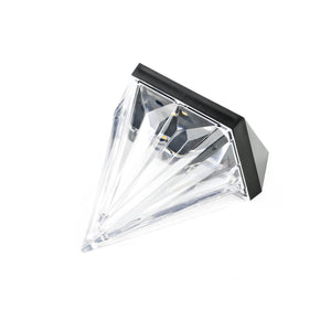 Pack of 4 Solar Fence Lights – Diamond LED Wall Lights