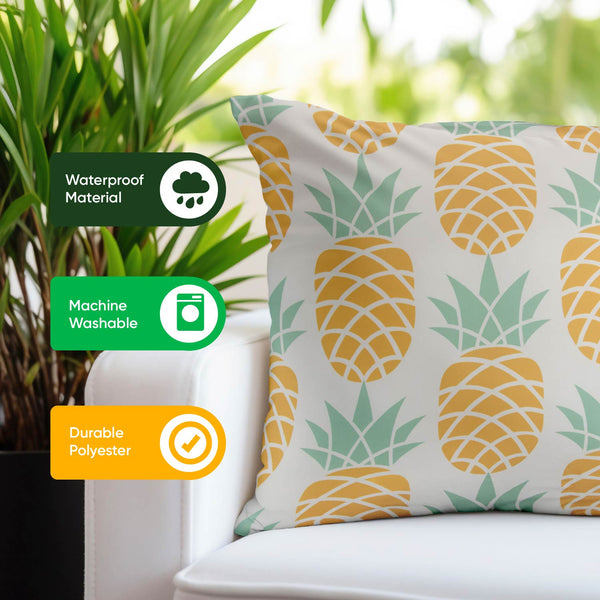 Pair of Outdoor Scatter Cushions – Pineapple Design