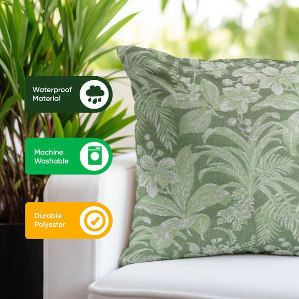 Pair of Outdoor Scatter Cushions – Floral Design