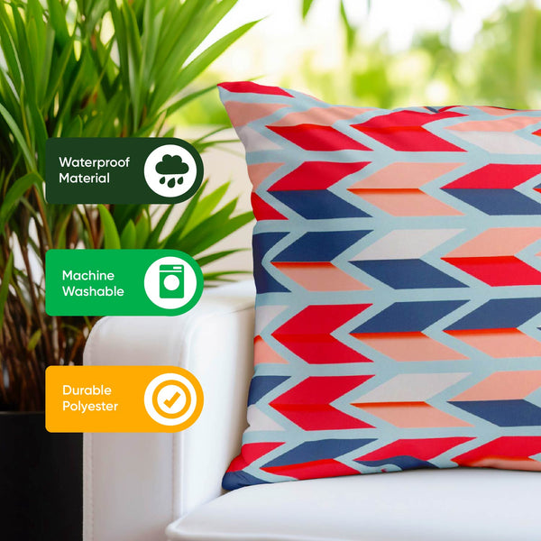 Pair of Outdoor Scatter Cushions – Arrow Design