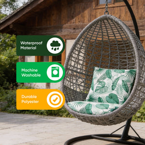 Pair of Outdoor Scatter Cushions – Botanical Leaf Design