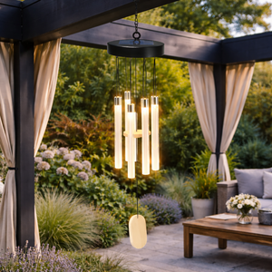 Solar Wind Chime – Colour Changing LED Hanging Light