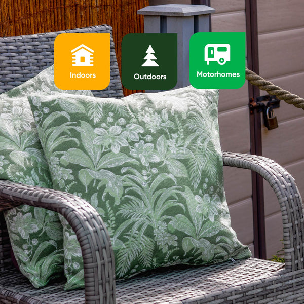 Pair of Outdoor Scatter Cushions – Floral Design