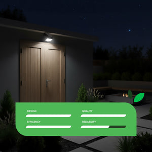 Solar Security Light – Swivel Motion Sensor LED Floodlight