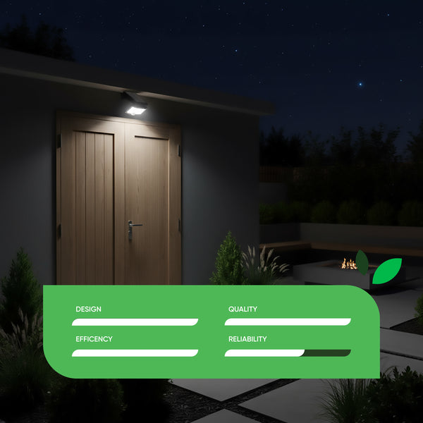 Solar Security Light – Swivel Motion Sensor LED Floodlight