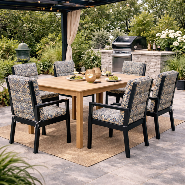 Pair of Outdoor Seat Cushion – Casablanca Full Length Chair