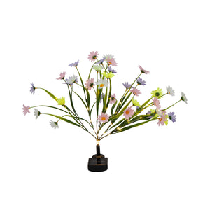 Solar Wild Chrysanthemum Stake Light – Warm White LED Garden Light