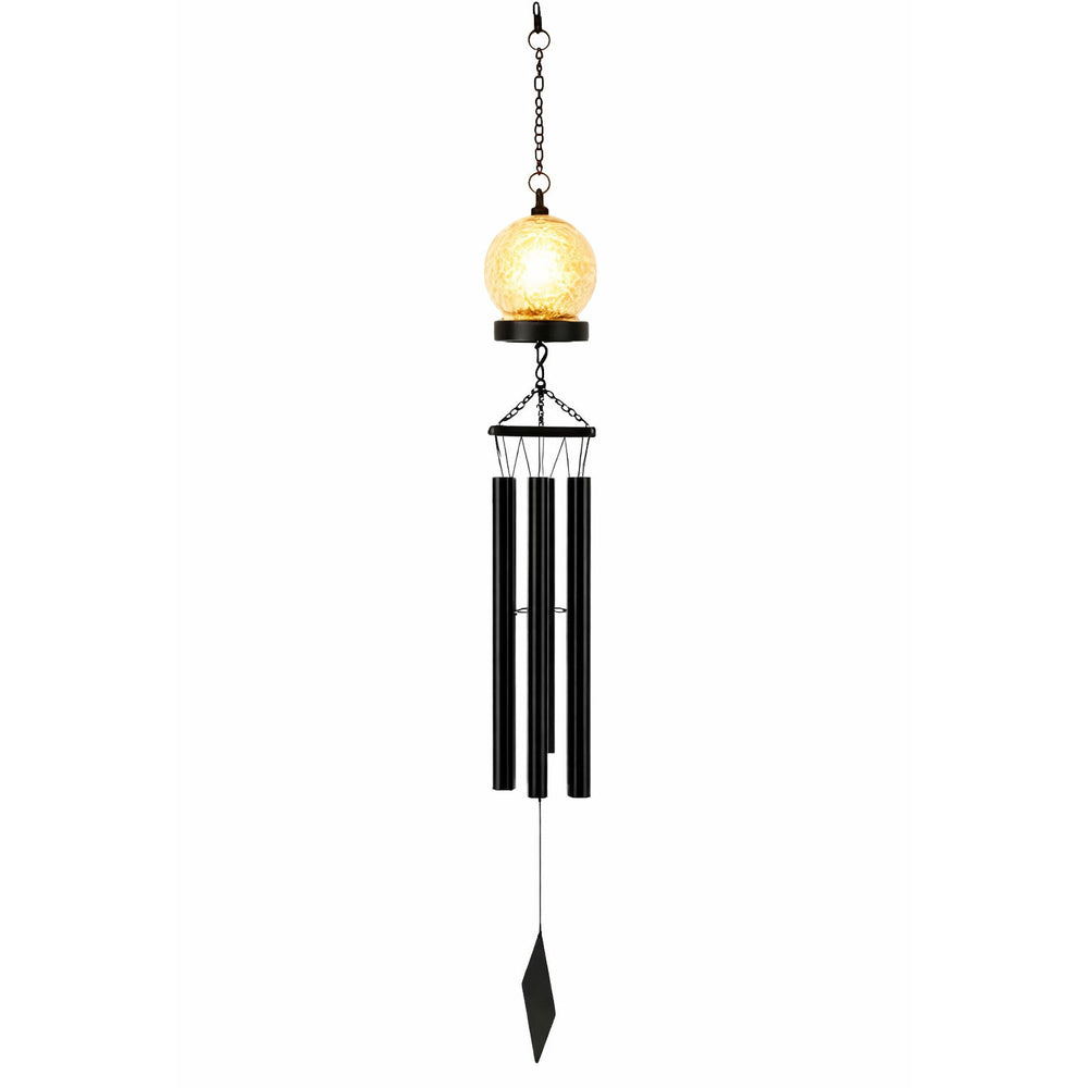 Solar Wind Chime – Crackle Ball LED Hanging Light