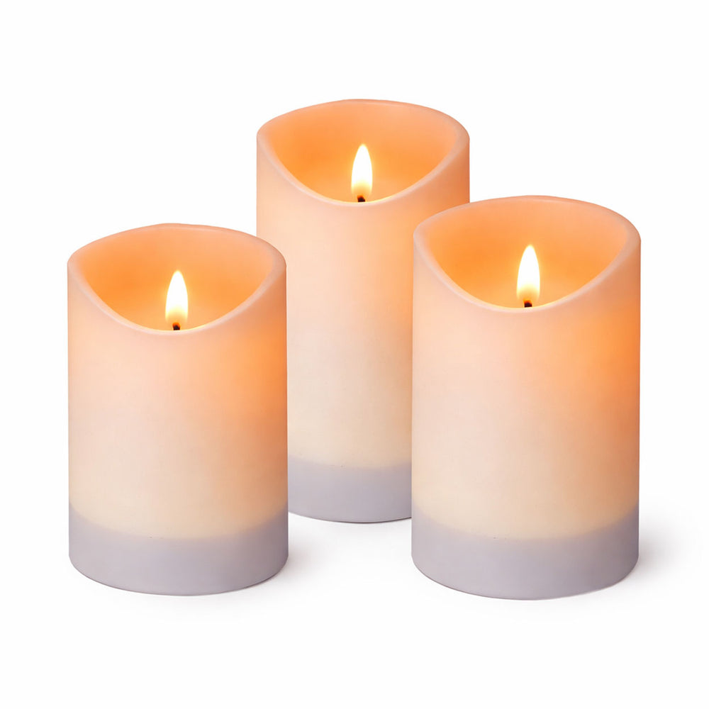Solar LED Candle Set – 3 Piece Flameless Outdoor Candles