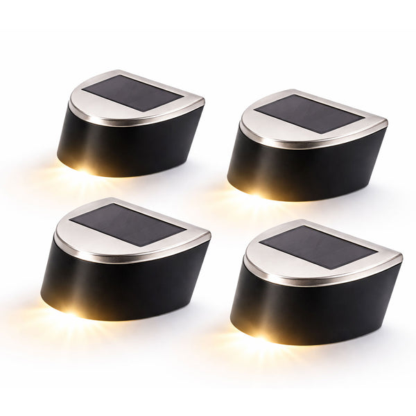 Pack of 4 Solar Fence Lights – Urbane LED Wall Lights