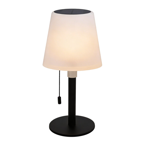 Solar Table Lamp with USB Charging – Warm White LED Garden Light