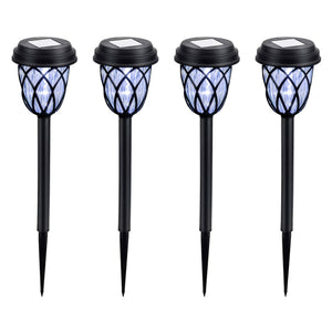 Pack of 4 Solar Stake Lights – Pathway LED Lights