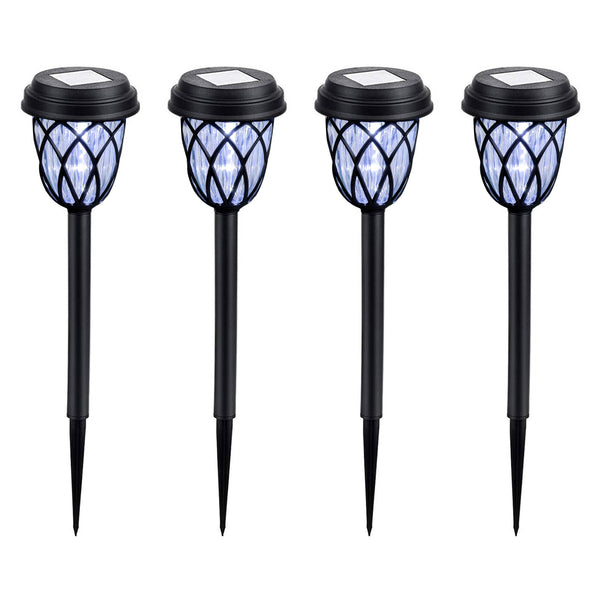 Pack of 4 Solar Stake Lights – Pathway LED Lights