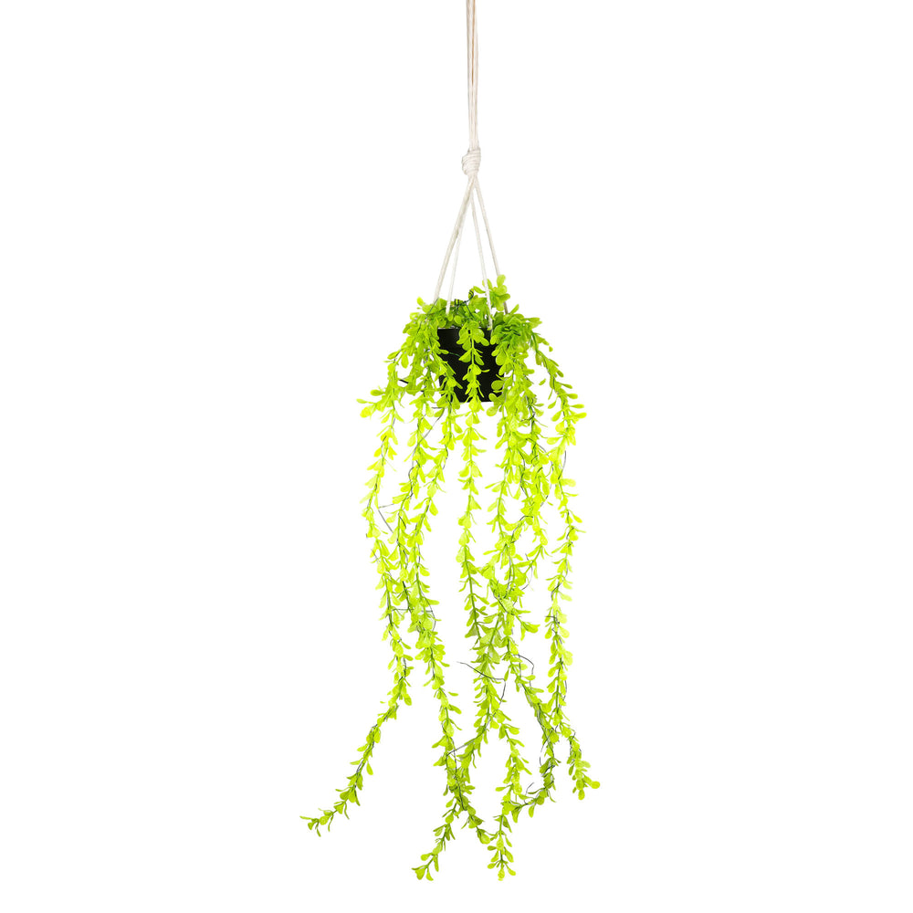 Solar Hanging Faux Plant – Branches in Pot with 60 LED Lights