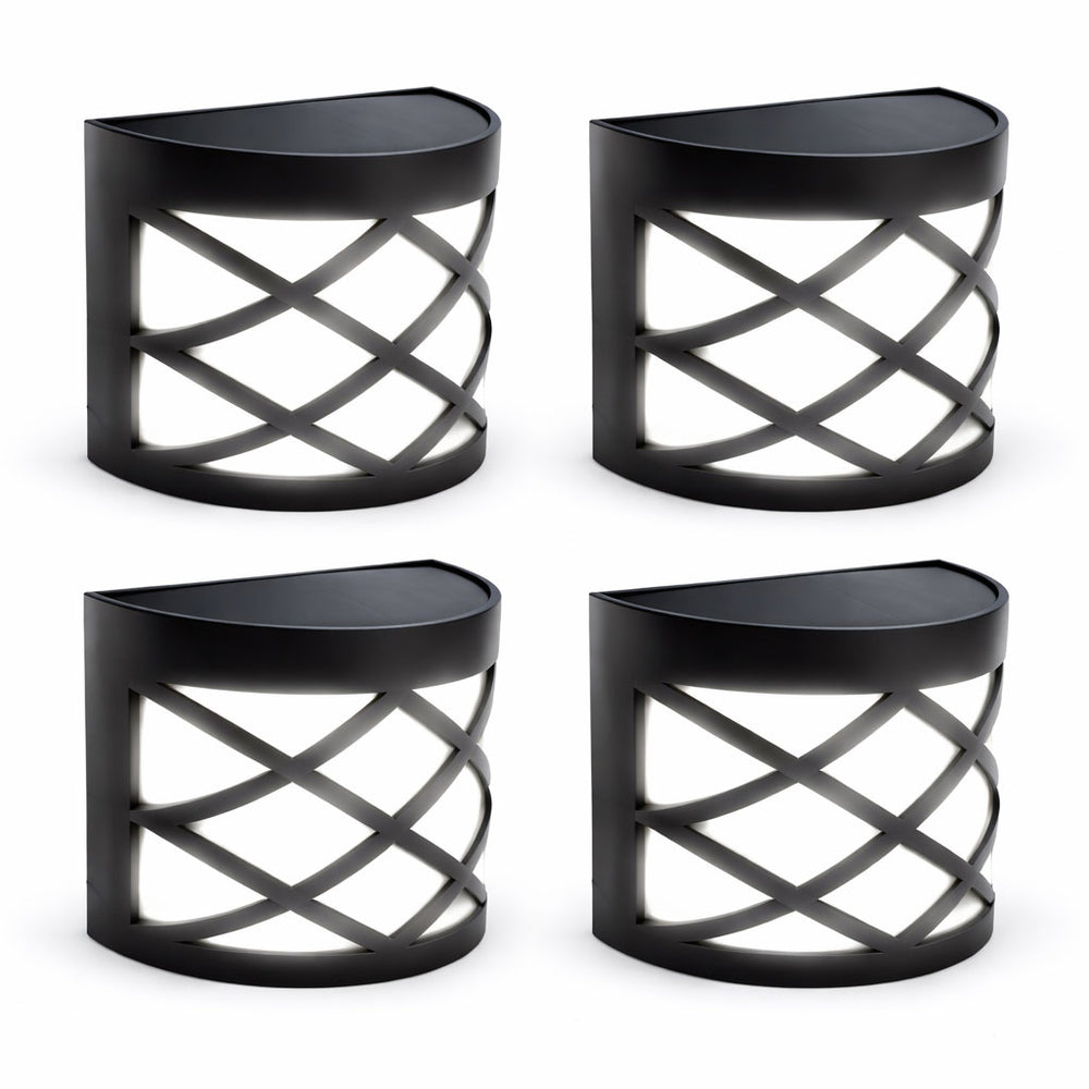 Pack of 4 Solar Fence Lights – Deck, Fence & Wall LED Lights