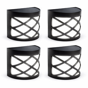 Pack of 4 Solar Fence Lights – Deck, Fence & Wall LED Lights
