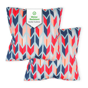 Pair of Outdoor Scatter Cushions – Arrow Design