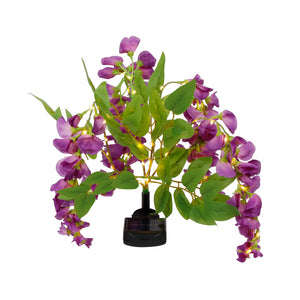 Solar Wisteria Stake Light – 10 Warm White LED Garden Light