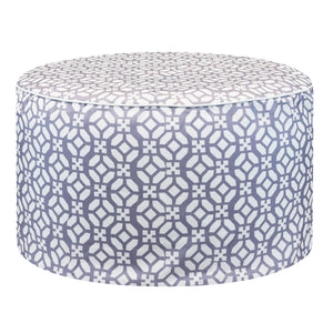 Outdoor Pouf Ottoman – Geo Inflatable Footstool