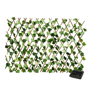 Solar Garden Trellis – Expandable Ivy Trellis with 100 LED Lights