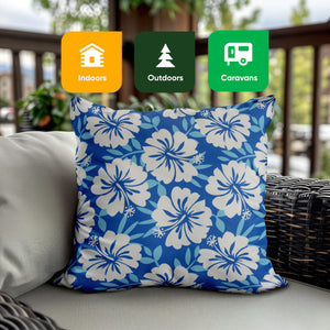 Pack of 2 Blue Hawaiian Cushion Covers