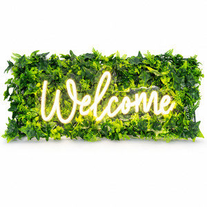 Stay Wild & Welcome Garden Neon Sign – Outdoor LED Wall Light