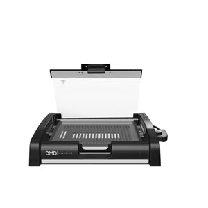 Smokeless Electric Grill with Glass Lid – Indoor BBQ, Non-Stick