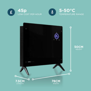 Wi-Fi Enabled Smart Heater - Tempered Glass - Image 2